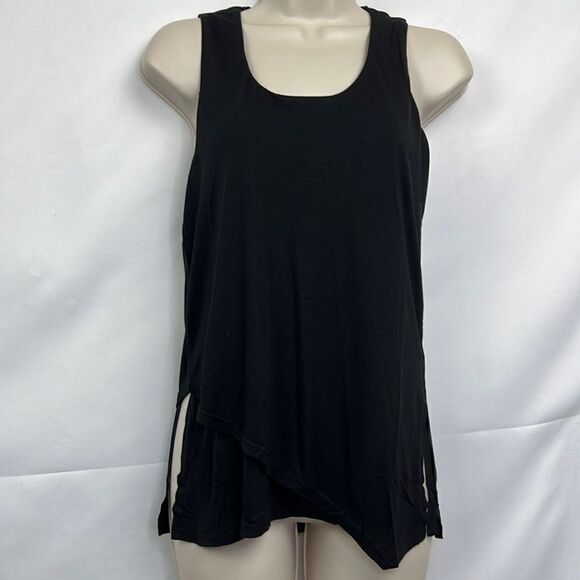 Lanston Revolve black lined tank top tunic NWT size XS - Picture 1 of 11
